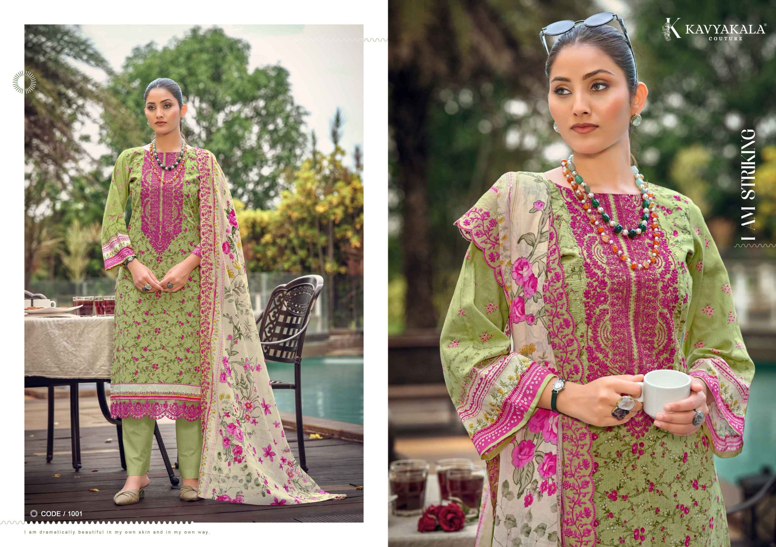 Kavyakala Mahnoor Lawn Cotton Dress Material 6 pcs Catalogue