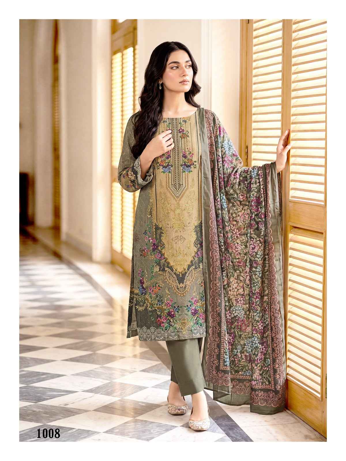 Kavyakala Maria B Cotton Dress Material 8 pcs Catalogue