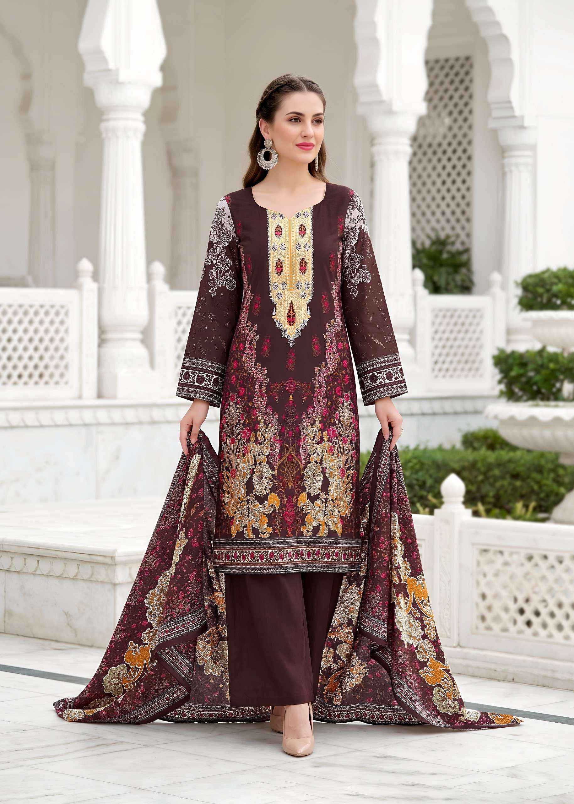 Kavyakala Nazakat Cotton Dress Material 8 pcs Catalogue