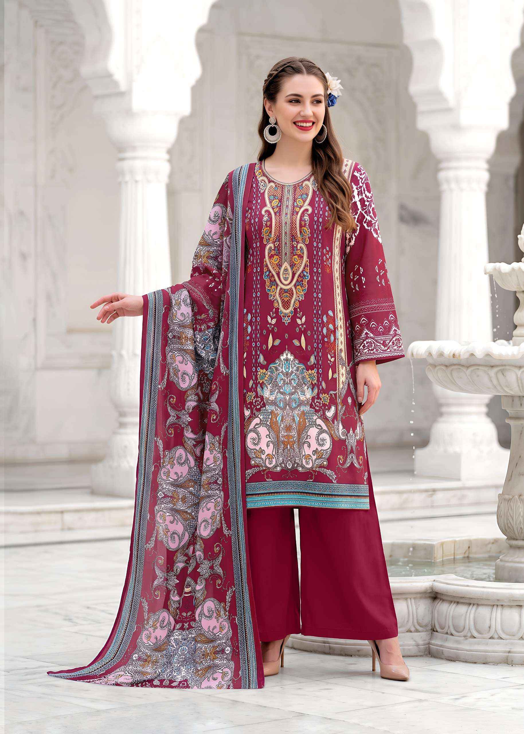 Kavyakala Nazakat Cotton Dress Material 8 pcs Catalogue