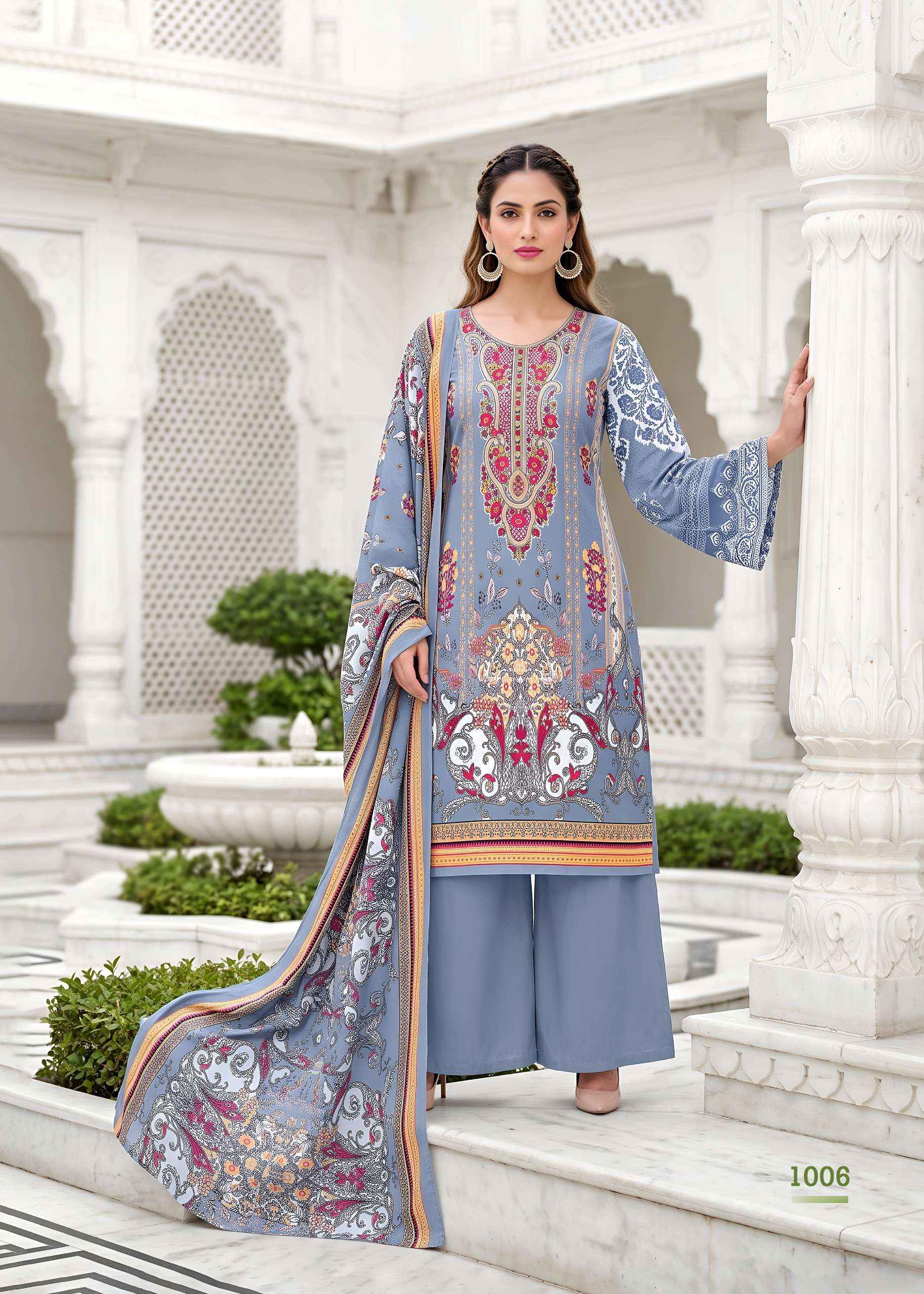 Kavyakala Nazakat Cotton Dress Material 8 pcs Catalogue