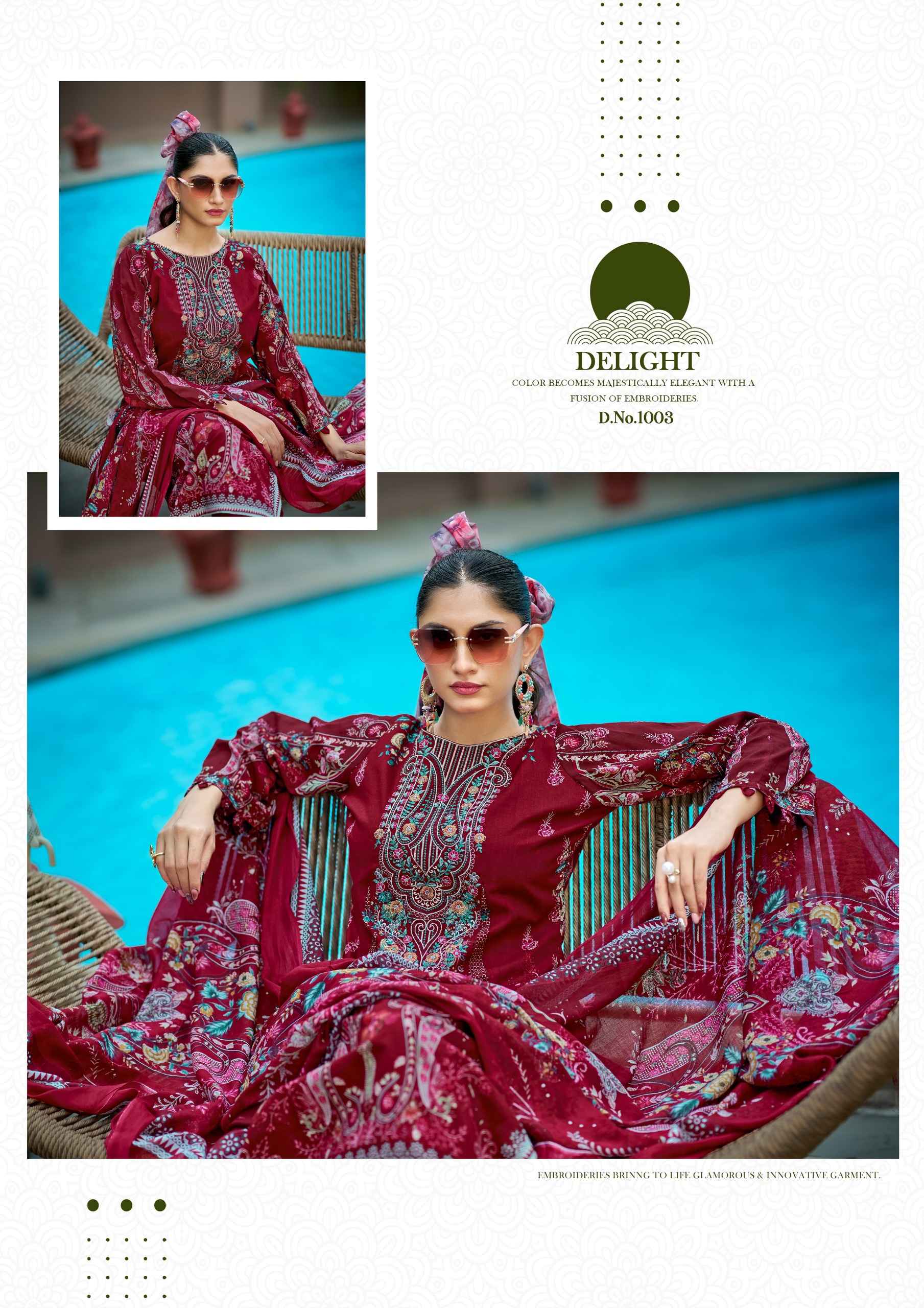 Kavyakala Rihaana Vol 17 Lawn Cotton Dress Material 8 pcs Catalogue