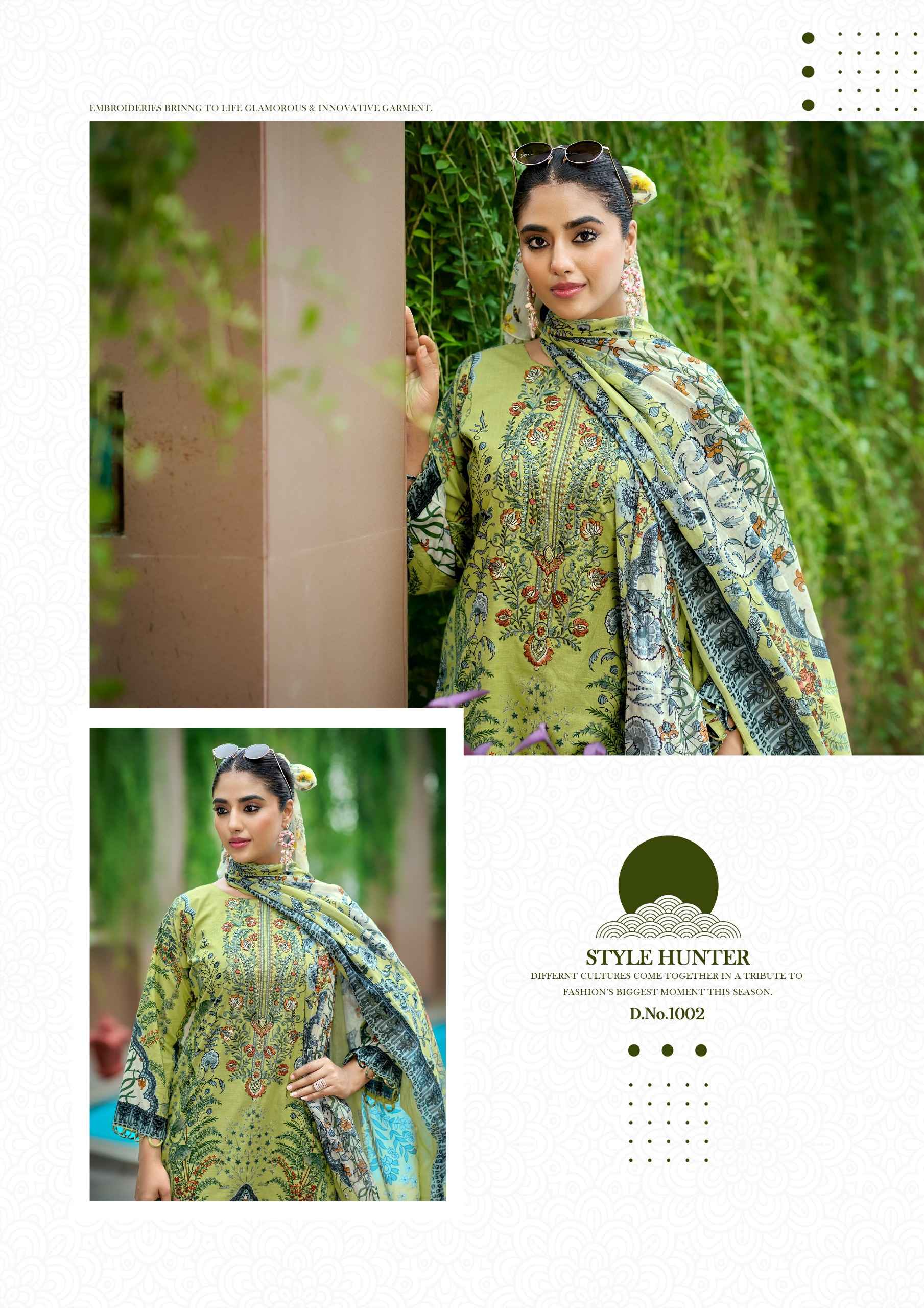 Kavyakala Rihaana Vol 17 Lawn Cotton Dress Material 8 pcs Catalogue