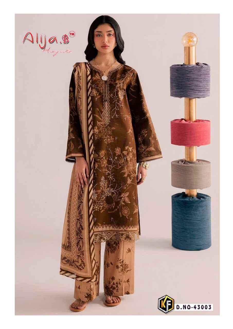 Keval Fab Alija B Vol 43 Cotton Dress Material 6 pcs Catalogue