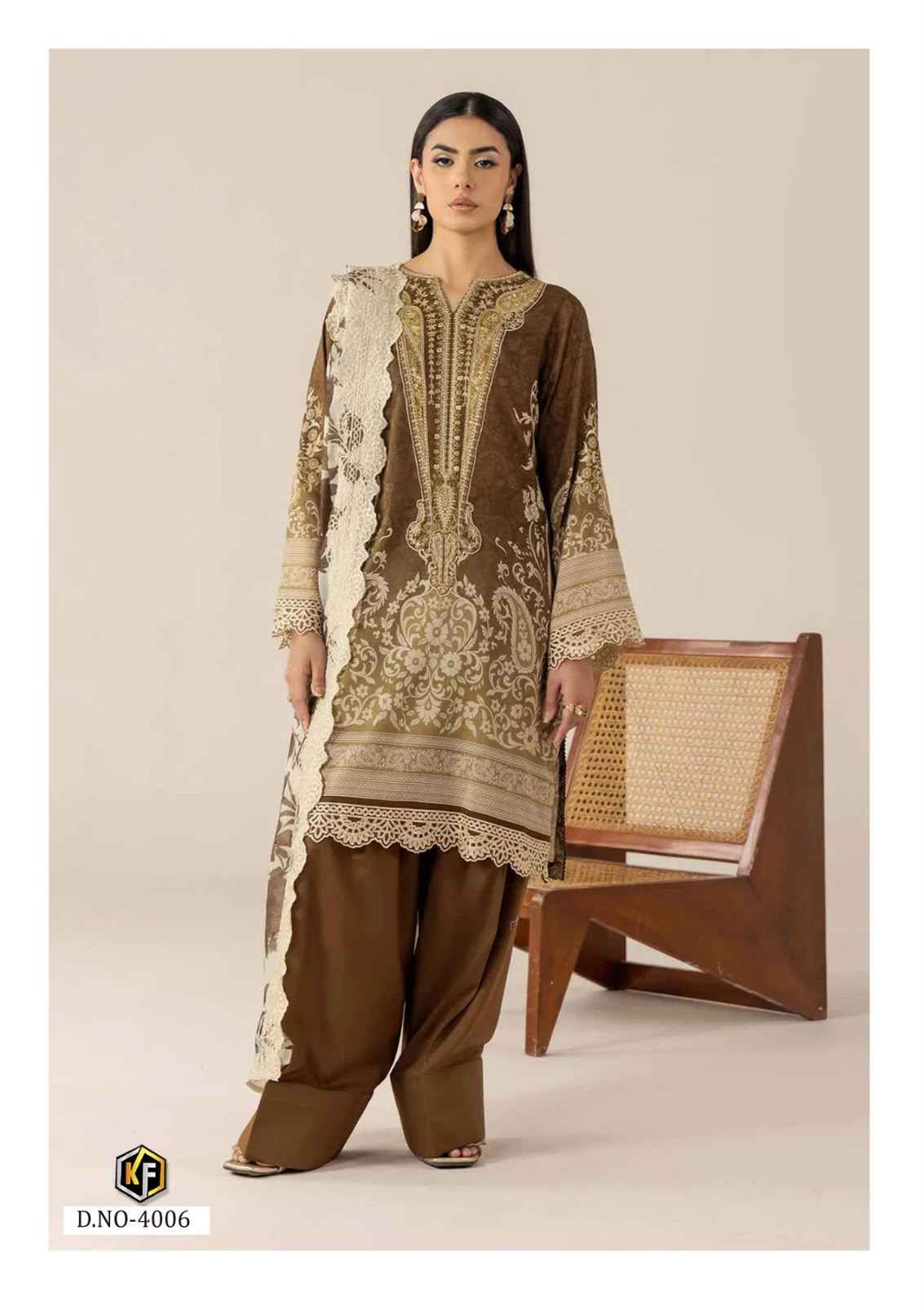 Keval Fab Elaya Vol 4 Readymade Lawn Cotton Dress 6 pcs Catalogue