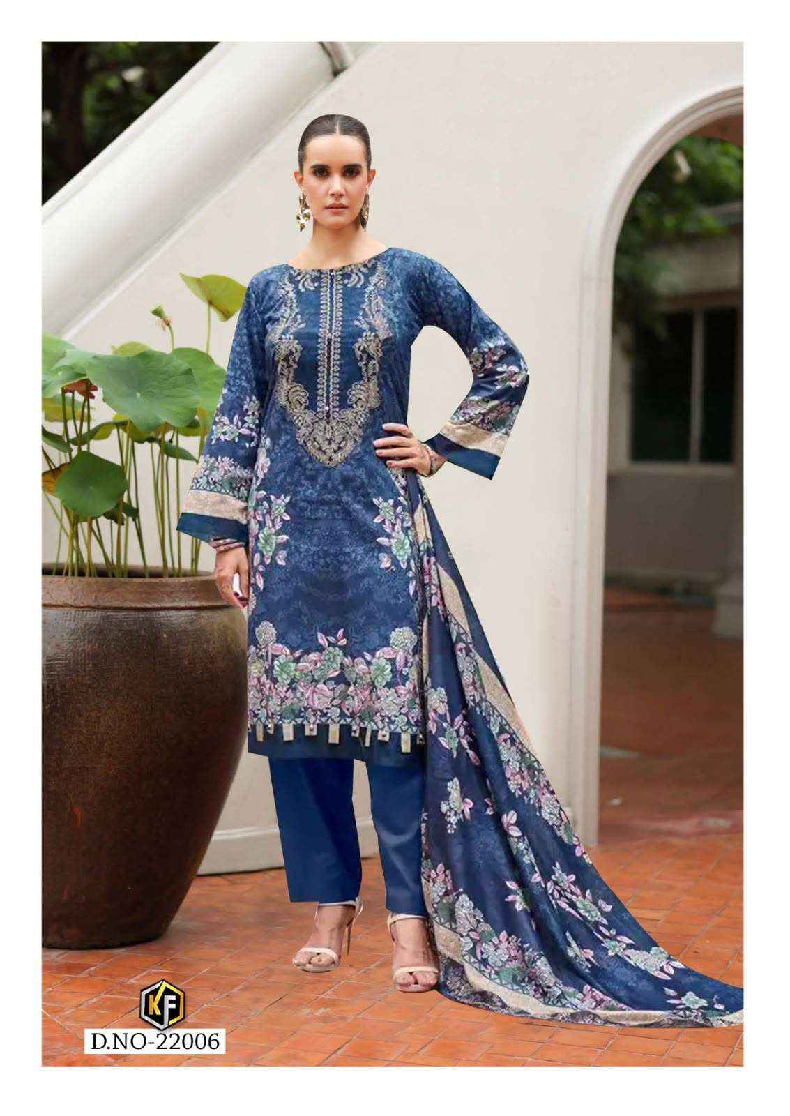 Keval Fab Maryum & Maria Vol 22 Cotton Dress Material 6 pcs Catalogue