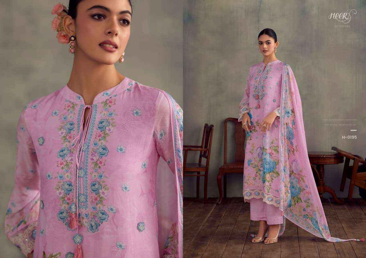 Kimora Heer Jazz Muslin Dress Material 6 pcs Catalogue