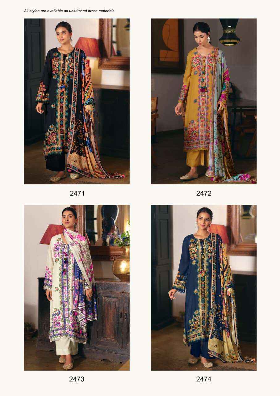 Kimora Sahieliyan Muslin Dress Material 4 pcs Catalogue