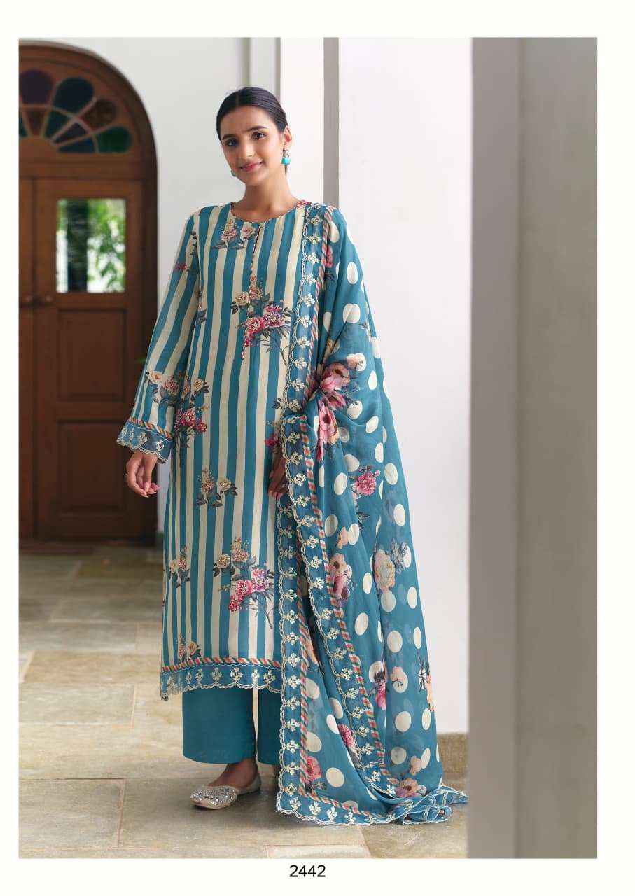 Kimora Sohani Gulbahaar Muslin Dress Material 4 pcs Catalogue