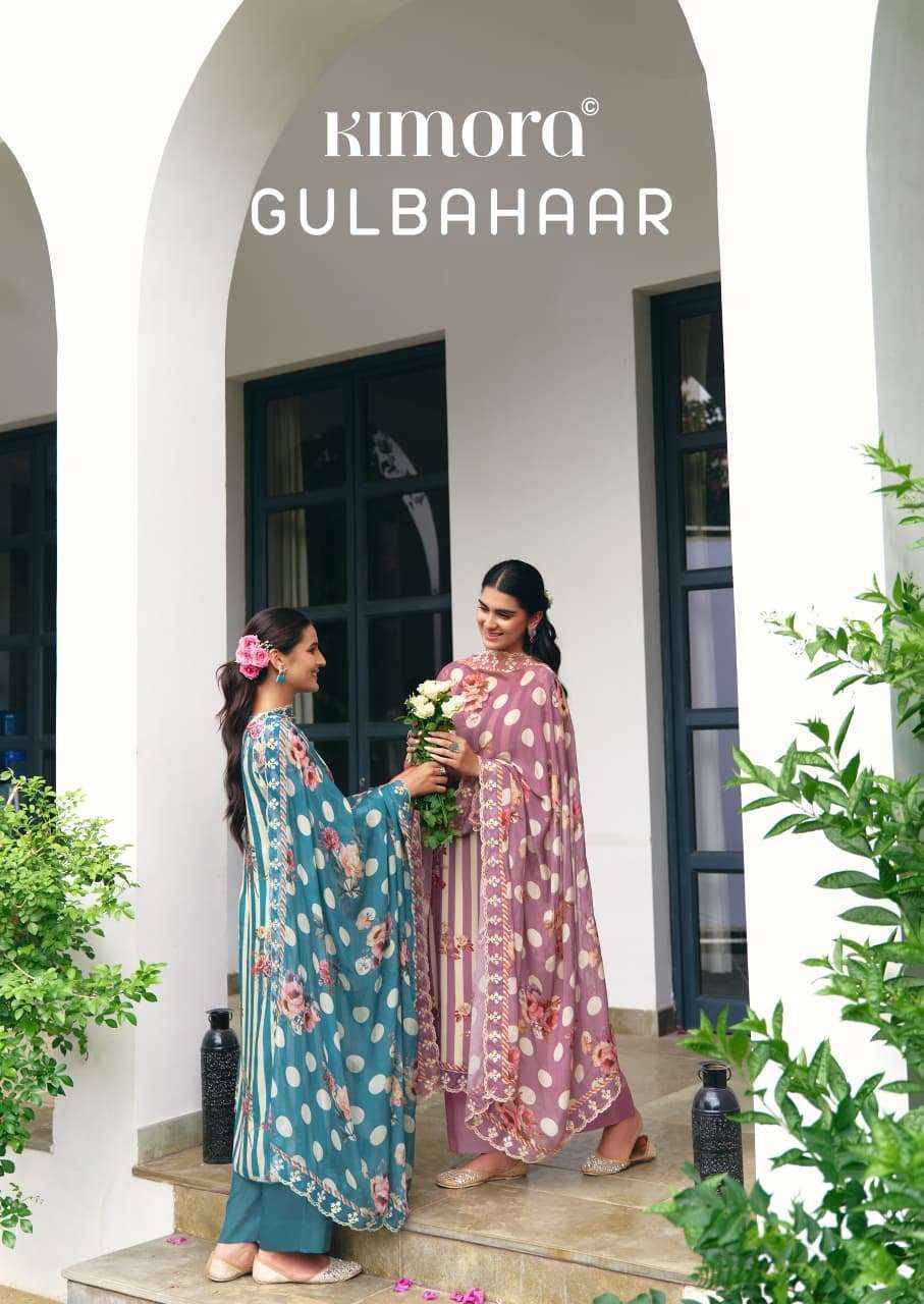 Kimora Sohani Gulbahaar Muslin Dress Material 4 pcs Catalogue