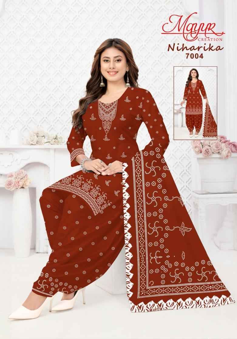 Mayur Creation Niharika Vol 7 Cotton Dress Material 10 pcs Catalogue