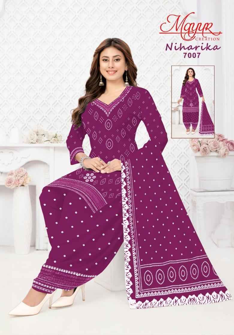 Mayur Creation Niharika Vol 7 Cotton Dress Material 10 pcs Catalogue