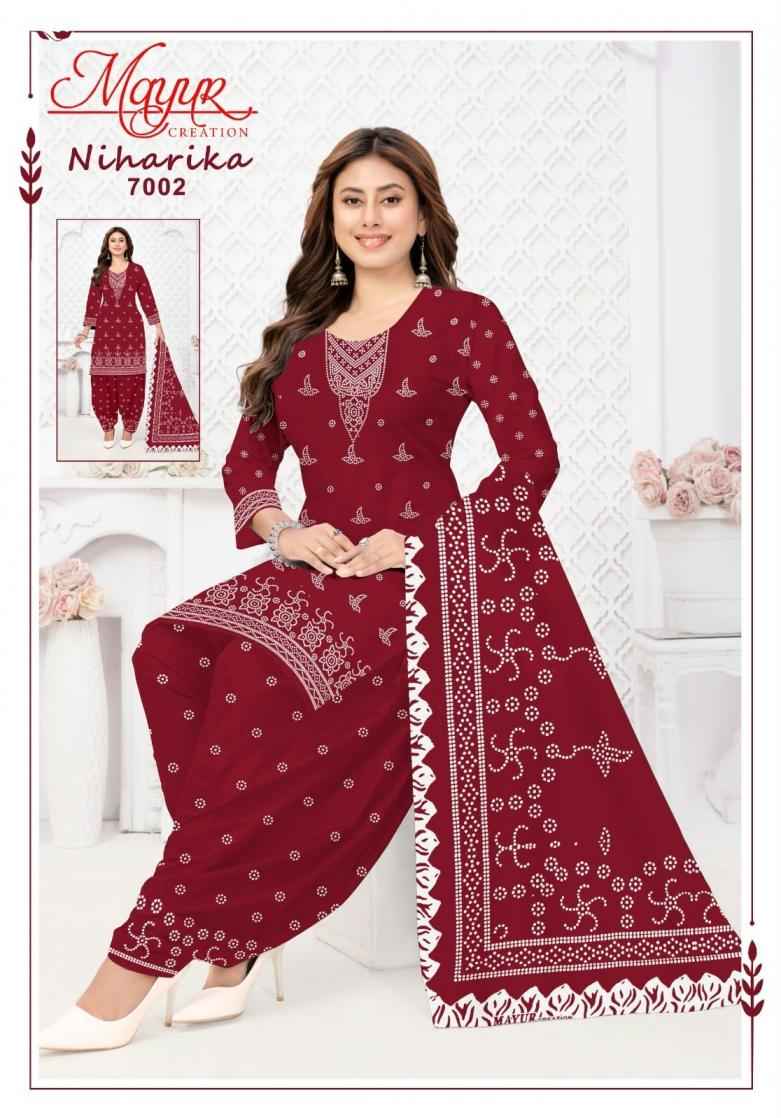 Mayur Creation Niharika Vol 7 Cotton Dress Material 10 pcs Catalogue