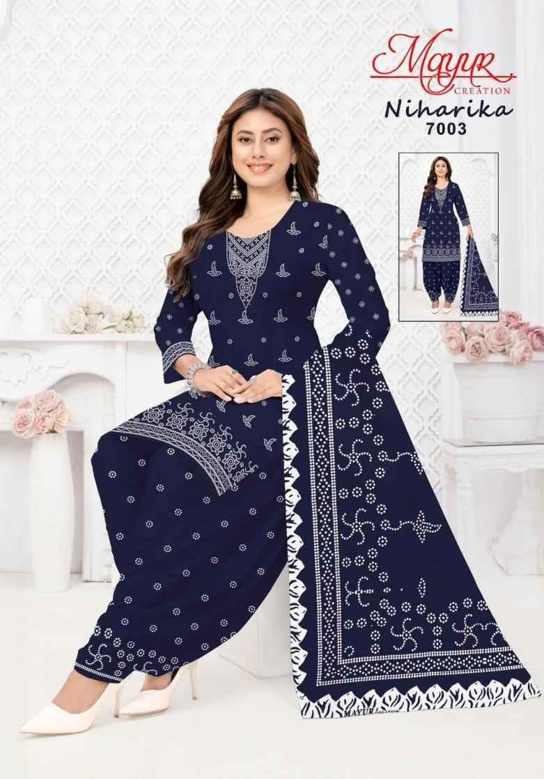 Mayur Creation Niharika Vol 7 Cotton Dress Material 10 pcs Catalogue