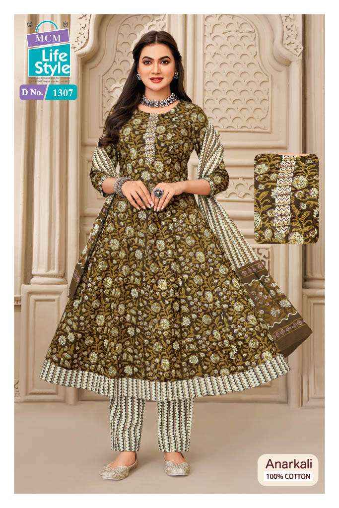 MCM Lifestyle Anarkali Vol 13 Cotton Kurti Combo 10 pcs Catalogue