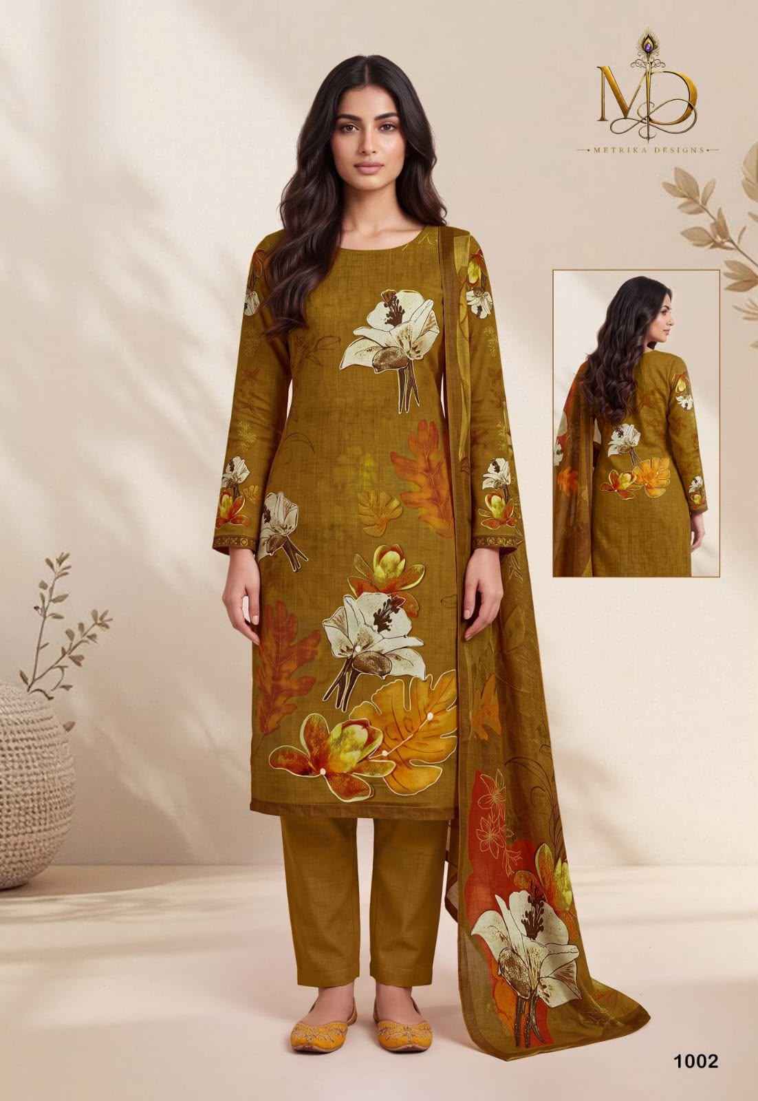 MD Rose Gold Vol 1 Cotton Dress Material 8 pcs Catalogue