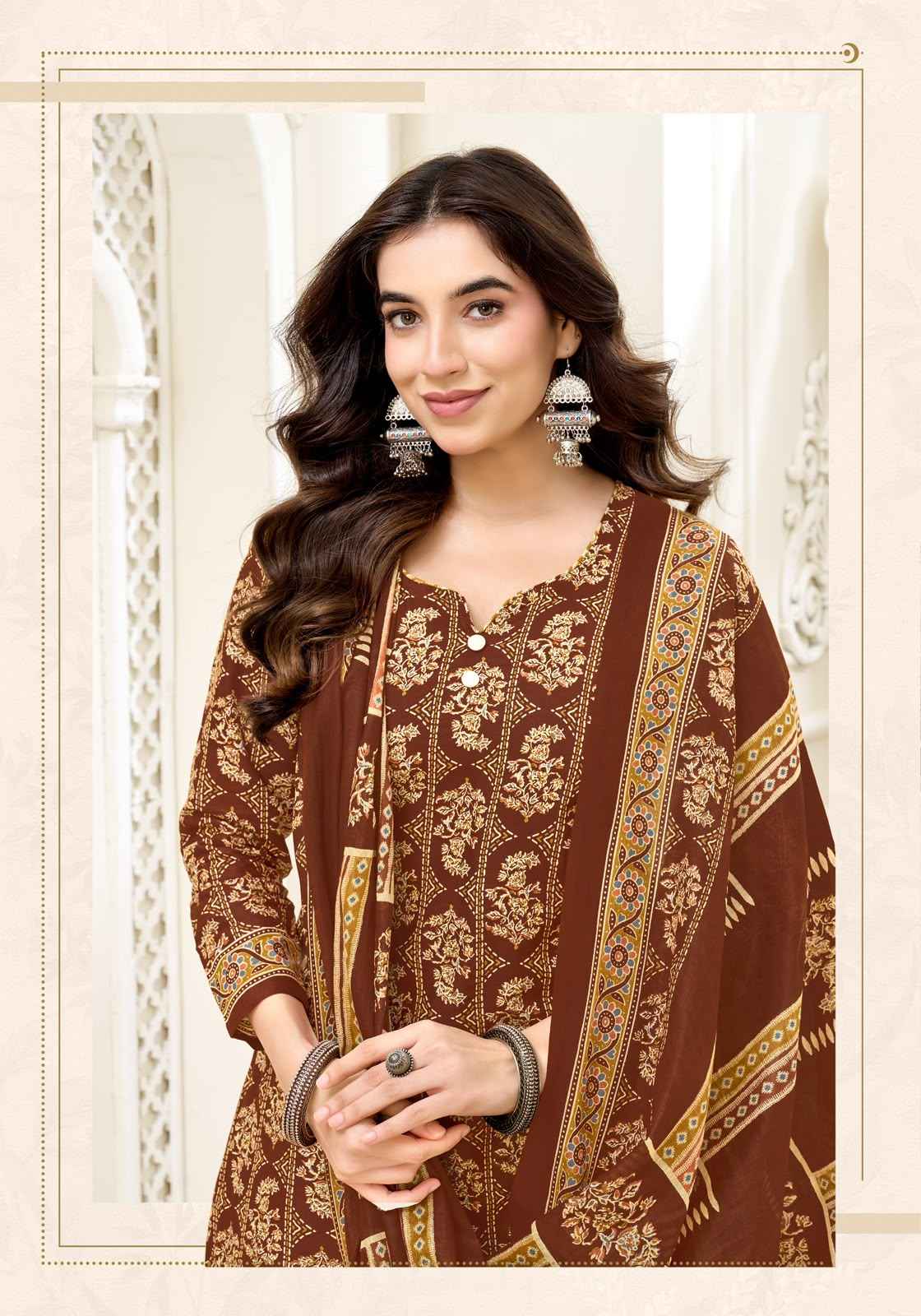 Miss World Choice Ajrakh Special Vol 15 Readymade Cotton Dress 10 pcs Catalogue