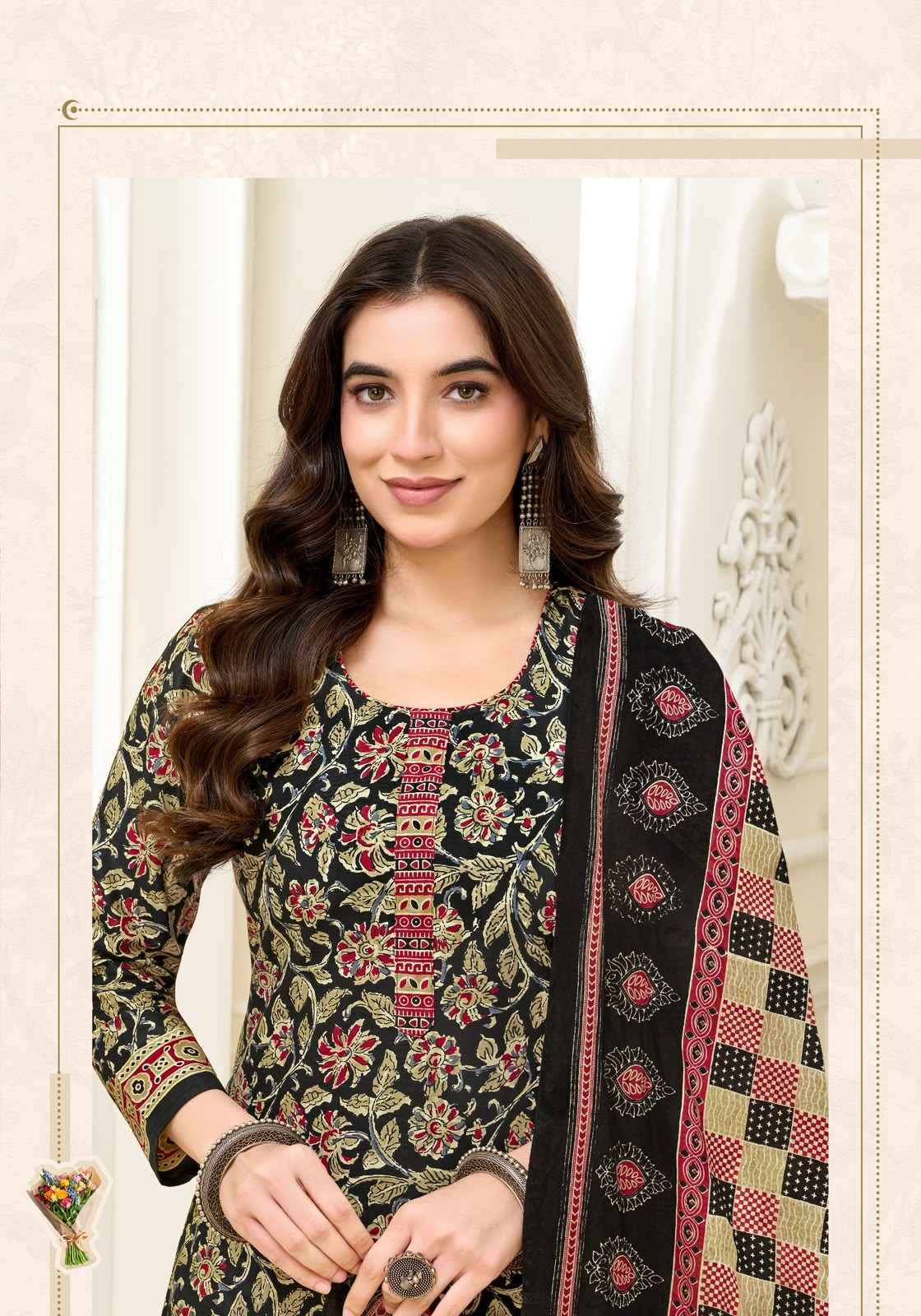 Miss World Choice Ajrakh Special Vol 15 Readymade Cotton Dress 10 pcs Catalogue