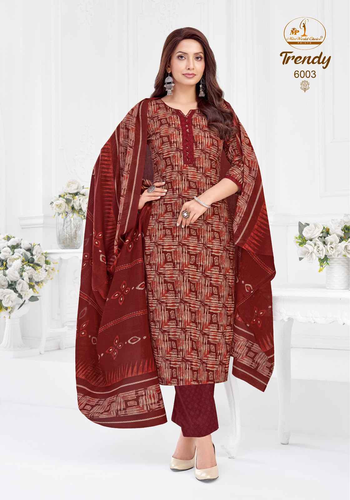Miss World Choice Trendy Vol 6 Readymade Cotton Dress 10 pcs Catalogue