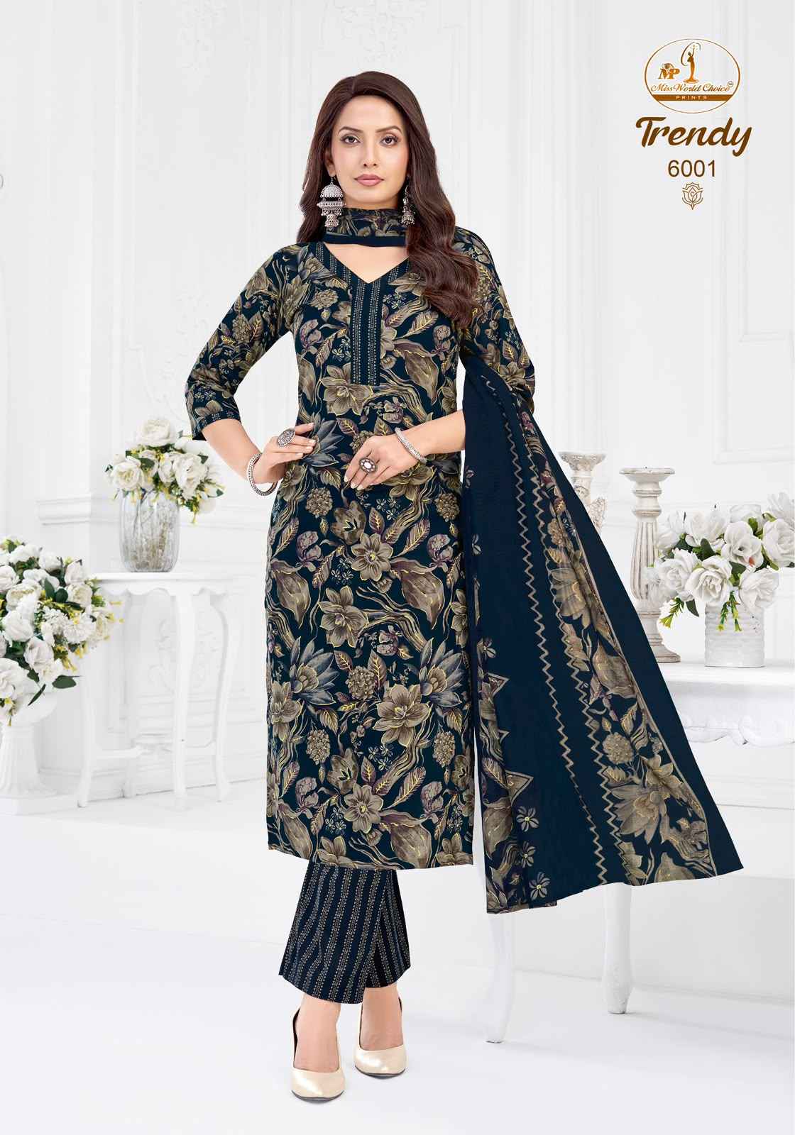 Miss World Choice Trendy Vol 6 Readymade Cotton Dress 10 pcs Catalogue