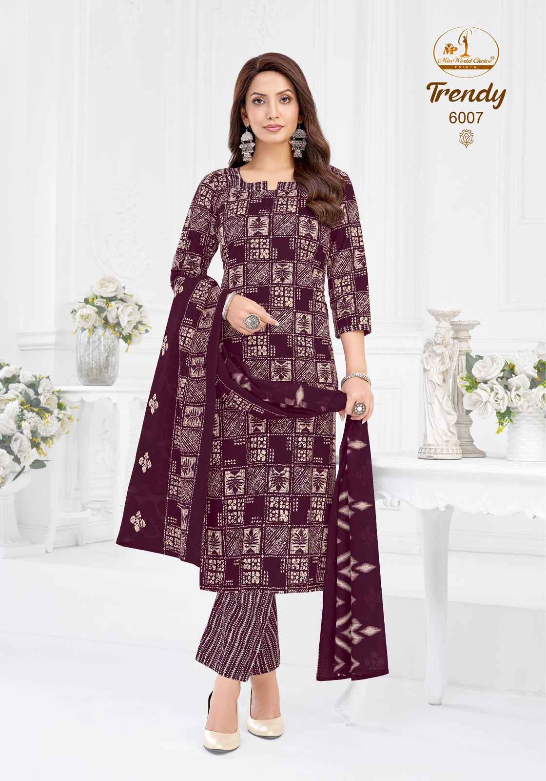 Miss World Choice Trendy Vol 6 Readymade Cotton Dress 10 pcs Catalogue