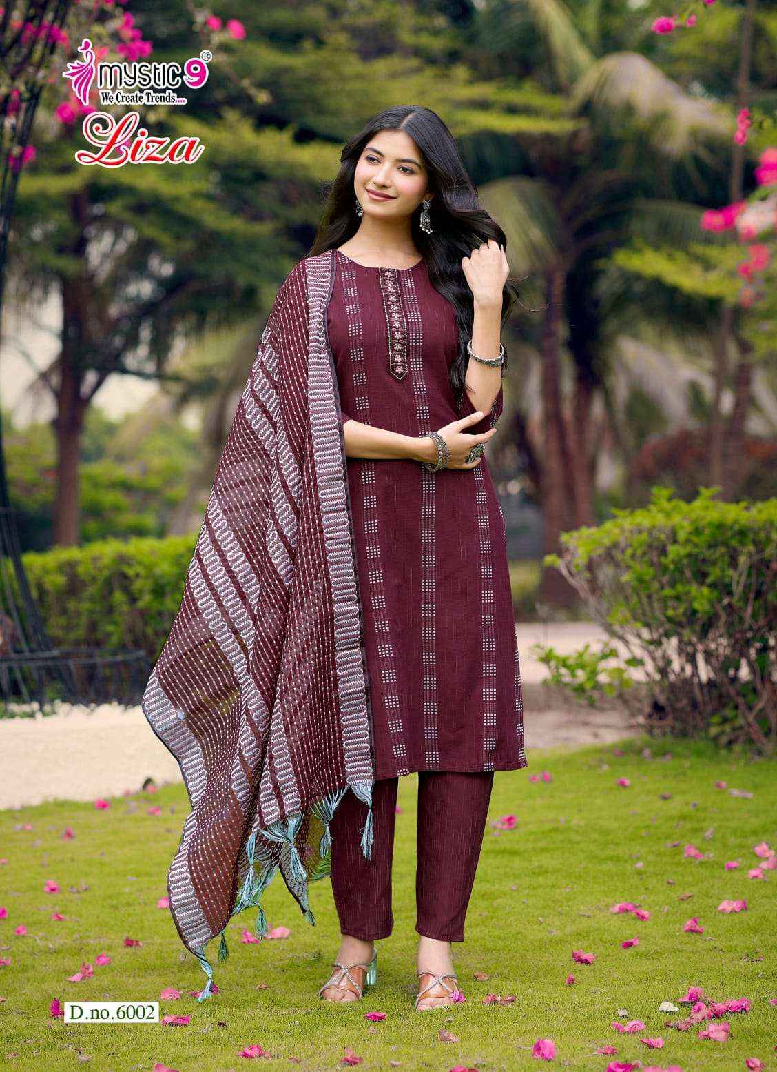 Mystic 9 Liza Vol 6 Cotton Kurti Combo 8 pcs Catalogue