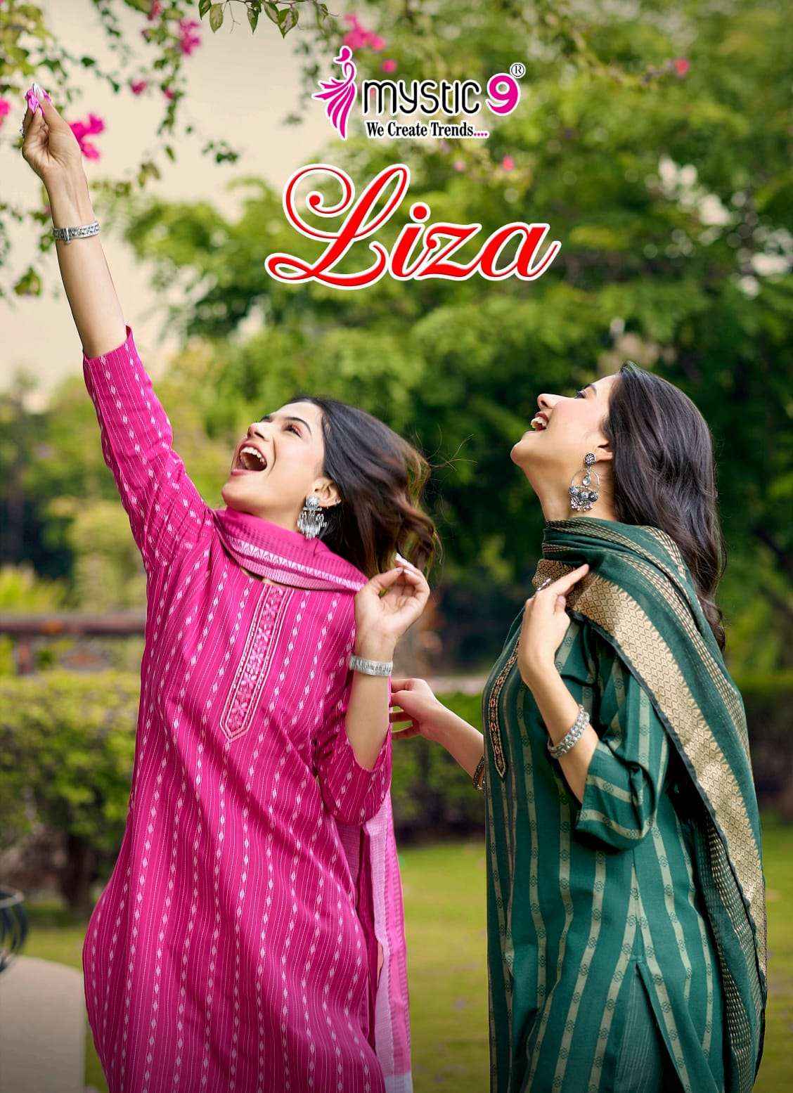 Mystic 9 Liza Vol 6 Cotton Kurti Combo 8 pcs Catalogue