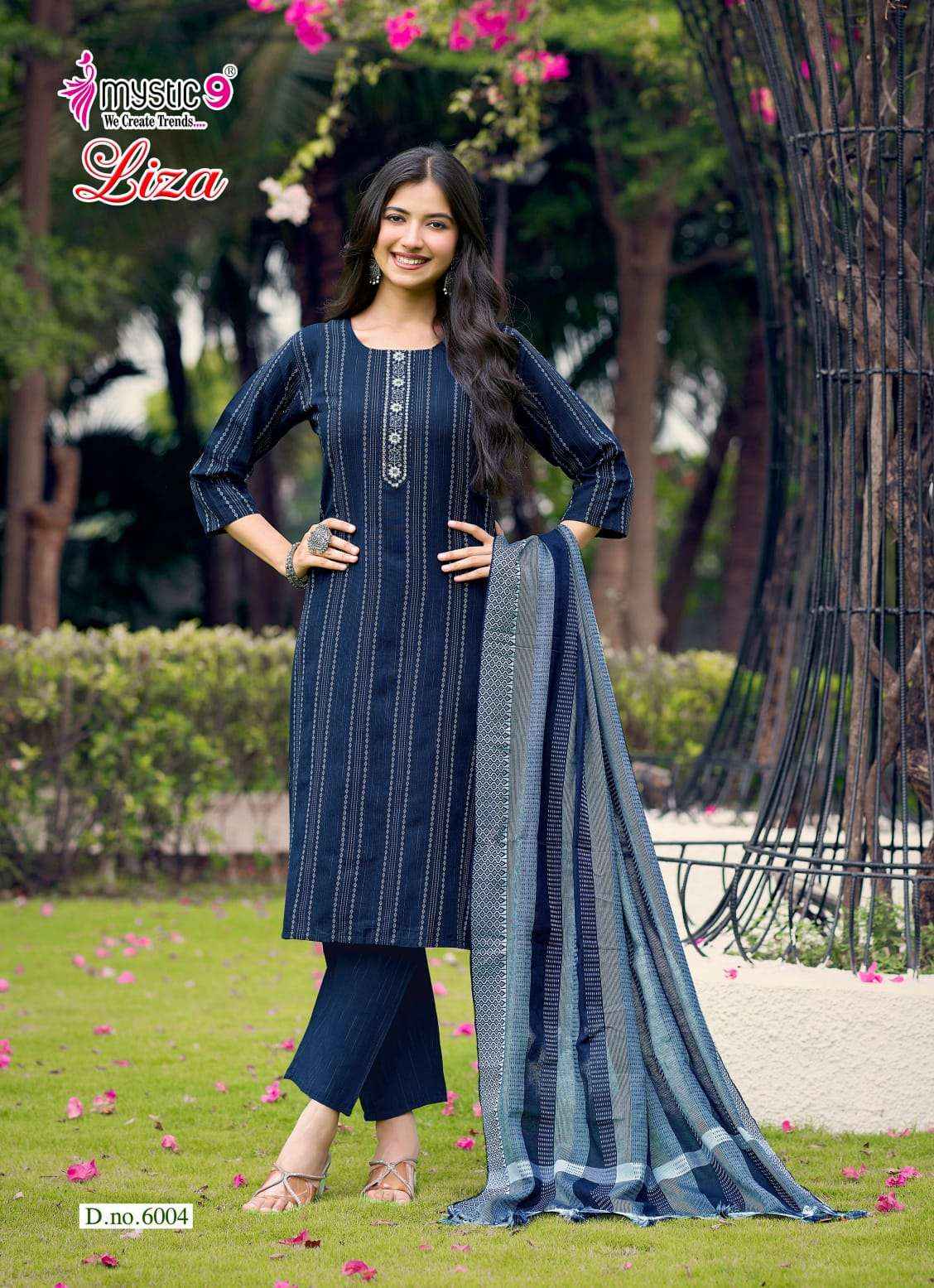 Mystic 9 Liza Vol 6 Cotton Kurti Combo 8 pcs Catalogue