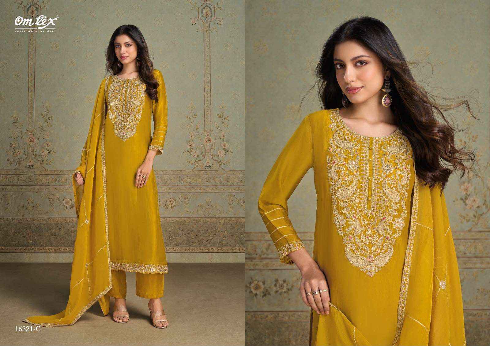 Omtex Liliana Silk Dress Material 4 Pc Catalouge