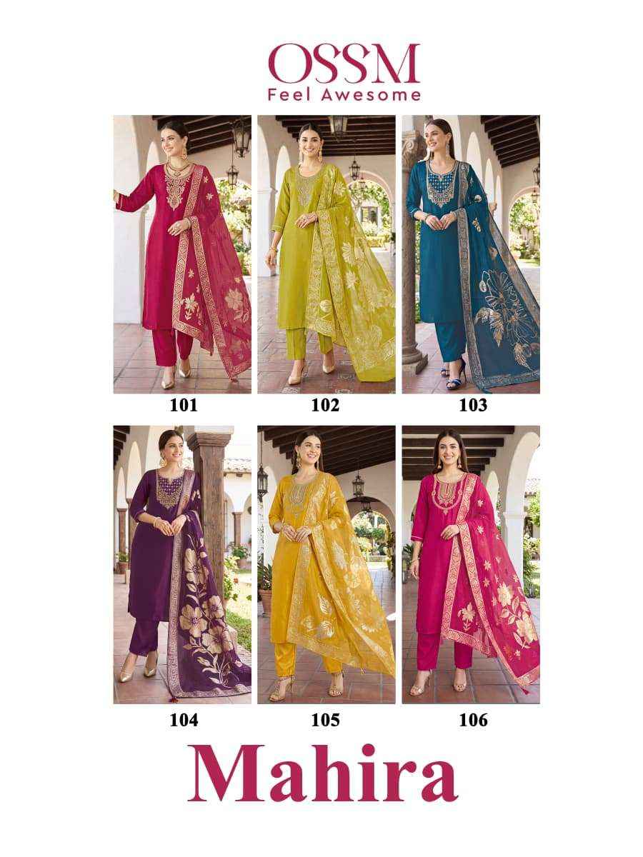 Ossm Mahira Viscose Kurti Combo 6 pcs Catalogue