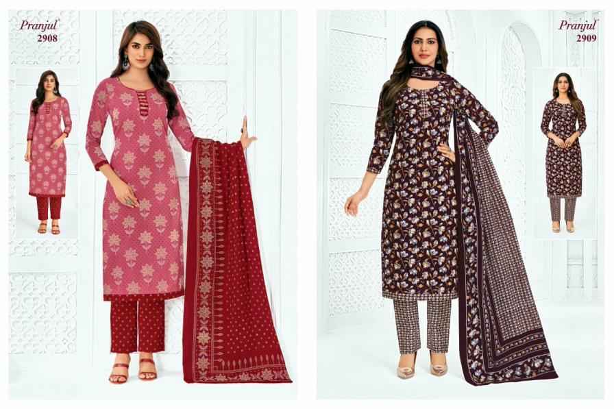 Pranjul Priyanka Vol 29 Cotton Dress Material 36 pcs Catalogue