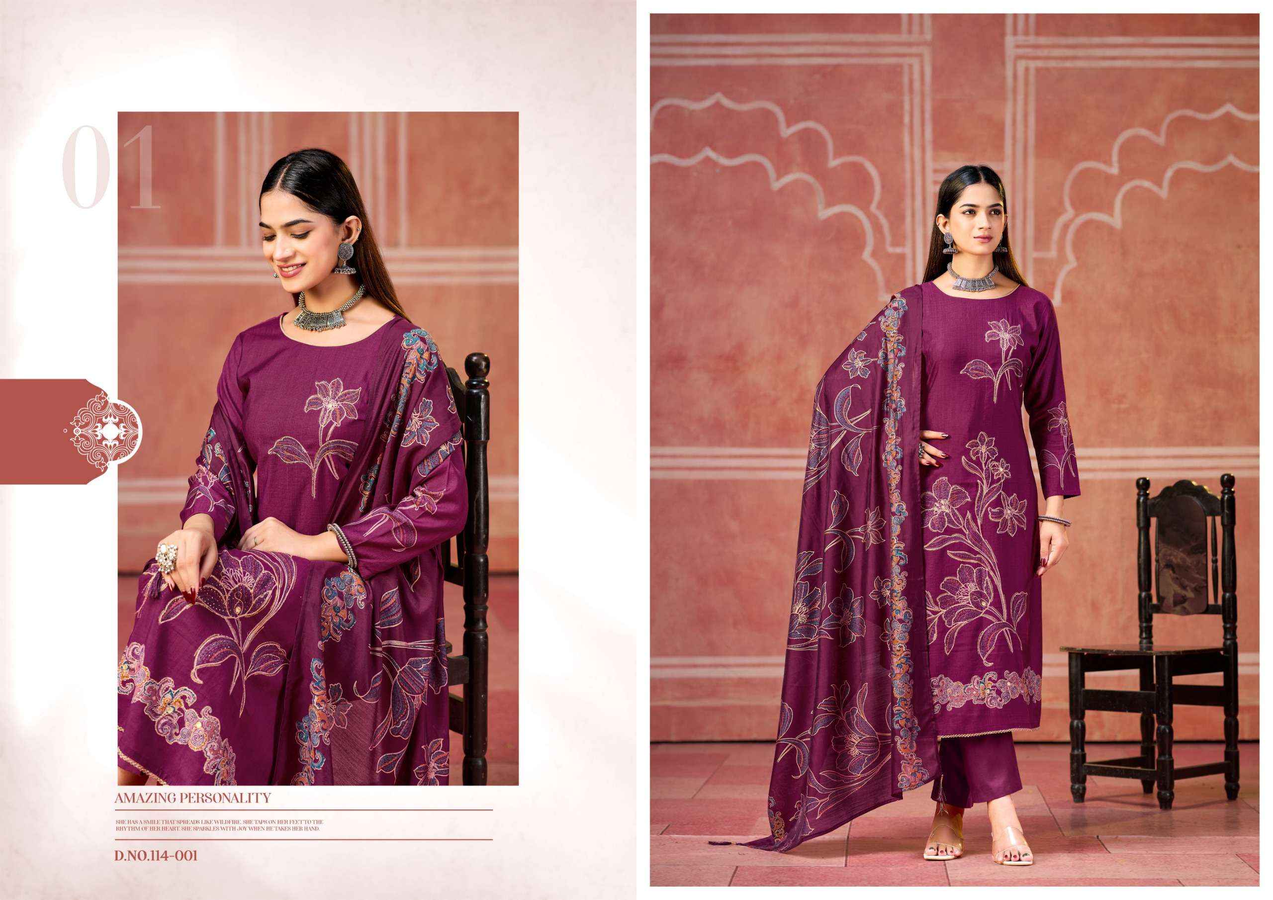 Radhika Fashion Azara Classic Touch Vol 3 Viscose Dress Material 4 pcs Catalogue