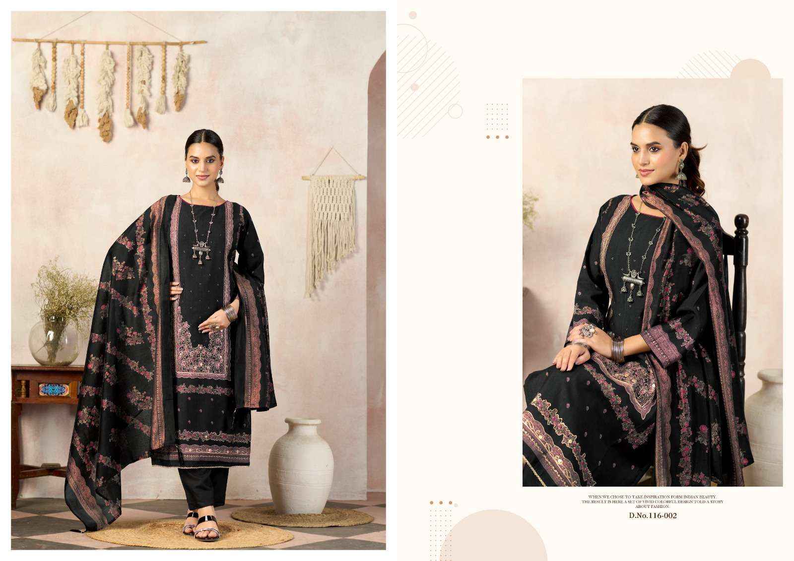 Radhika Fashion Azara Classic Touch Vol 5 Viscose Dress Material 4 pcs Catalogue