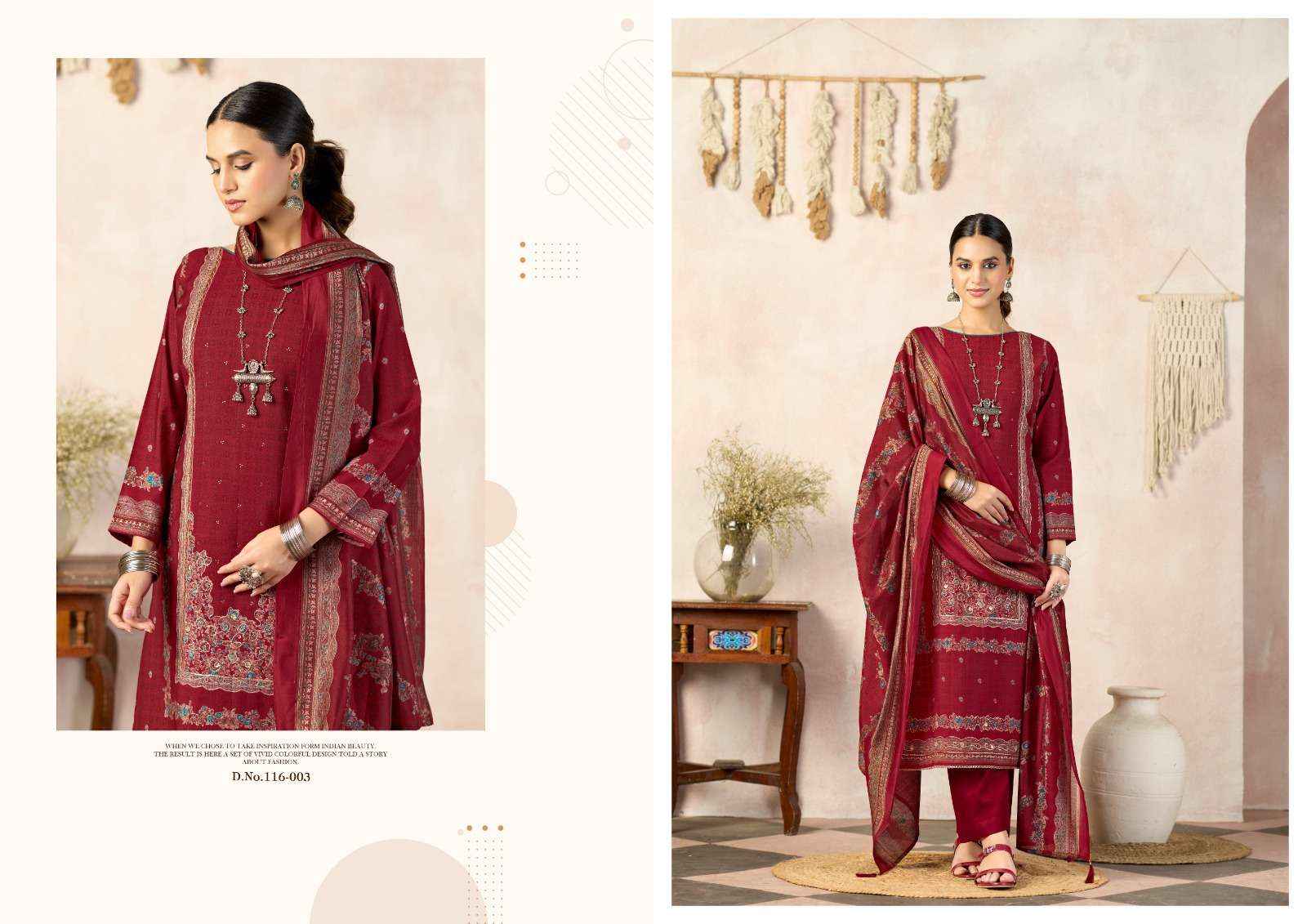 Radhika Fashion Azara Classic Touch Vol 5 Viscose Dress Material 4 pcs Catalogue