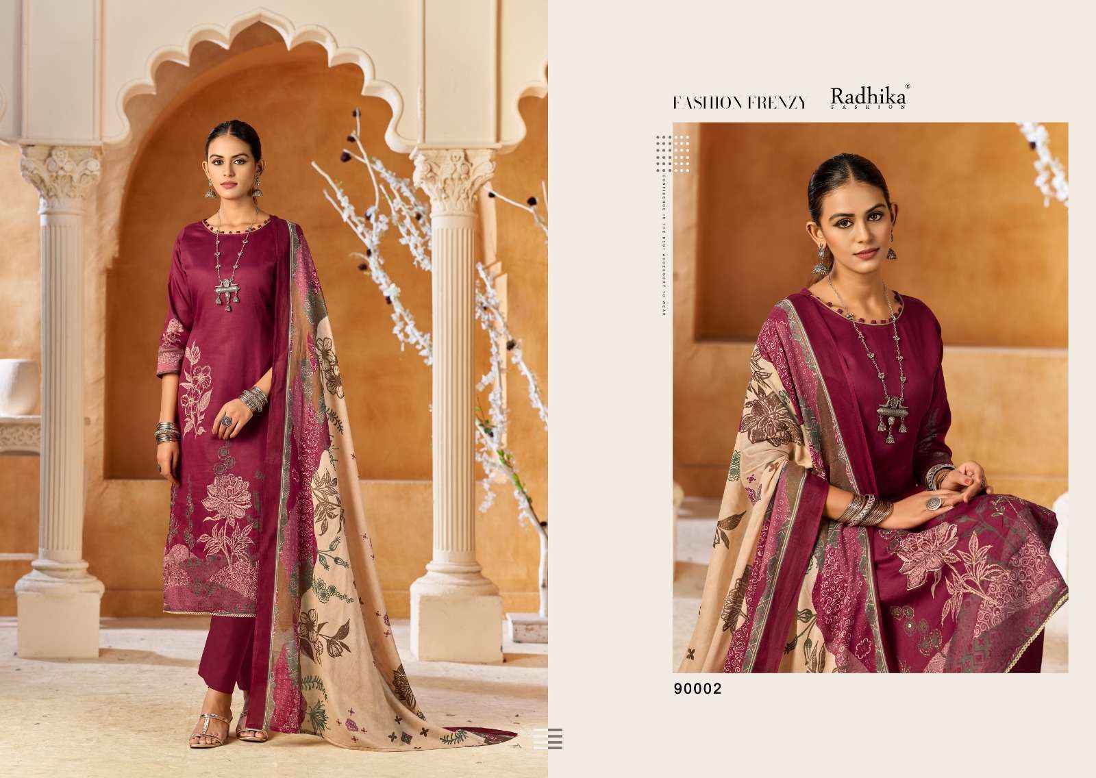 Radhika Fashion Azara Jessika Vol 2 Jam Cotton Dress Material 4 pcs Catalogue