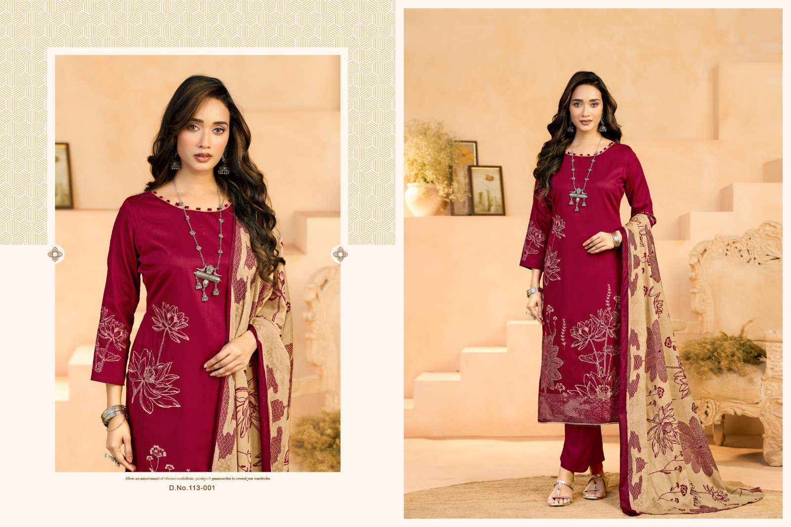 Radhika Fashion Azara Jessika Vol 3 Jam Cotton Dress Material 4 pcs Catalogue