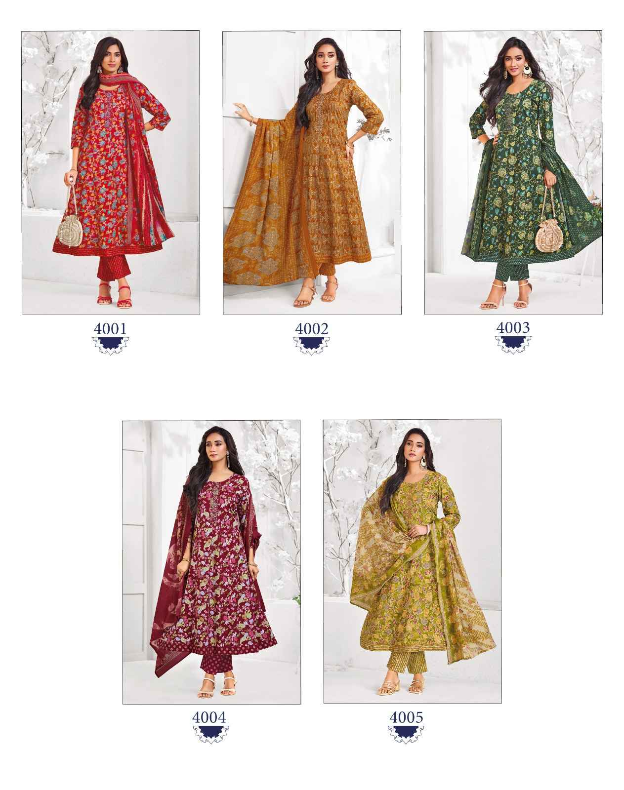 Radhika Lifestyle Cindrella Vol 4 Cotton Kurti Combo 8 pcs Catalogue