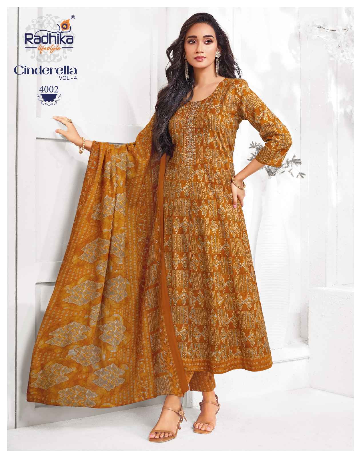 Radhika Lifestyle Cindrella Vol 4 Cotton Kurti Combo 8 pcs Catalogue