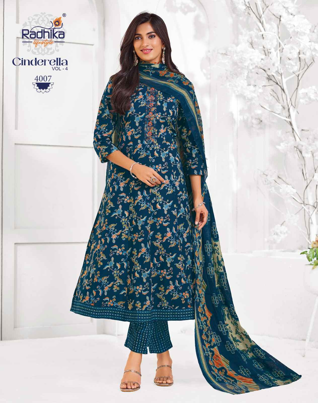 Radhika Lifestyle Cindrella Vol 4 Cotton Kurti Combo 8 pcs Catalogue