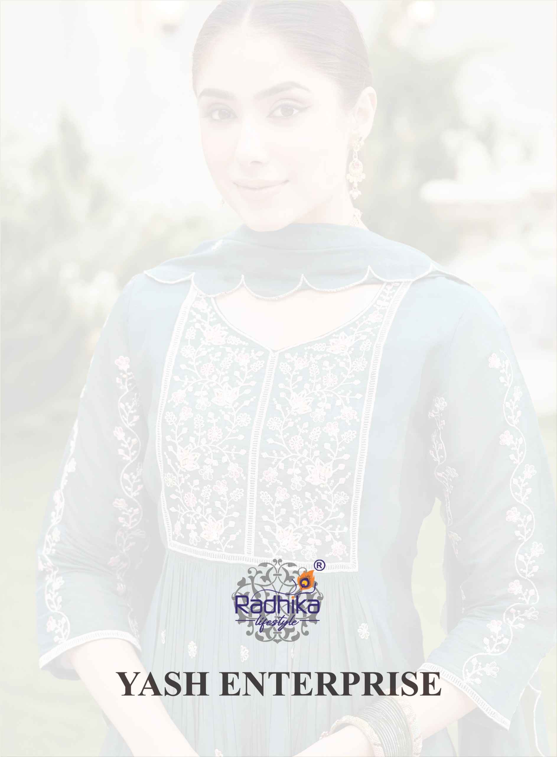 Radhika Lifestyle Glamour Vol 1 Mul Chanderi Kurti Combo 6 pcs Catalogue
