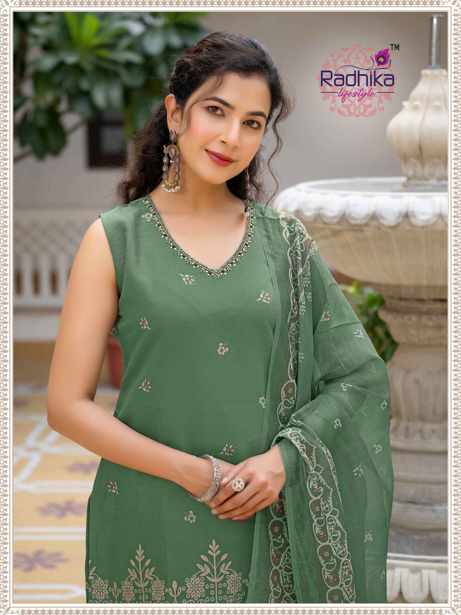 Radhika Lifestyle Gulabi Vol 1 Vertican Kurti Combo 5 pcs Catalogue