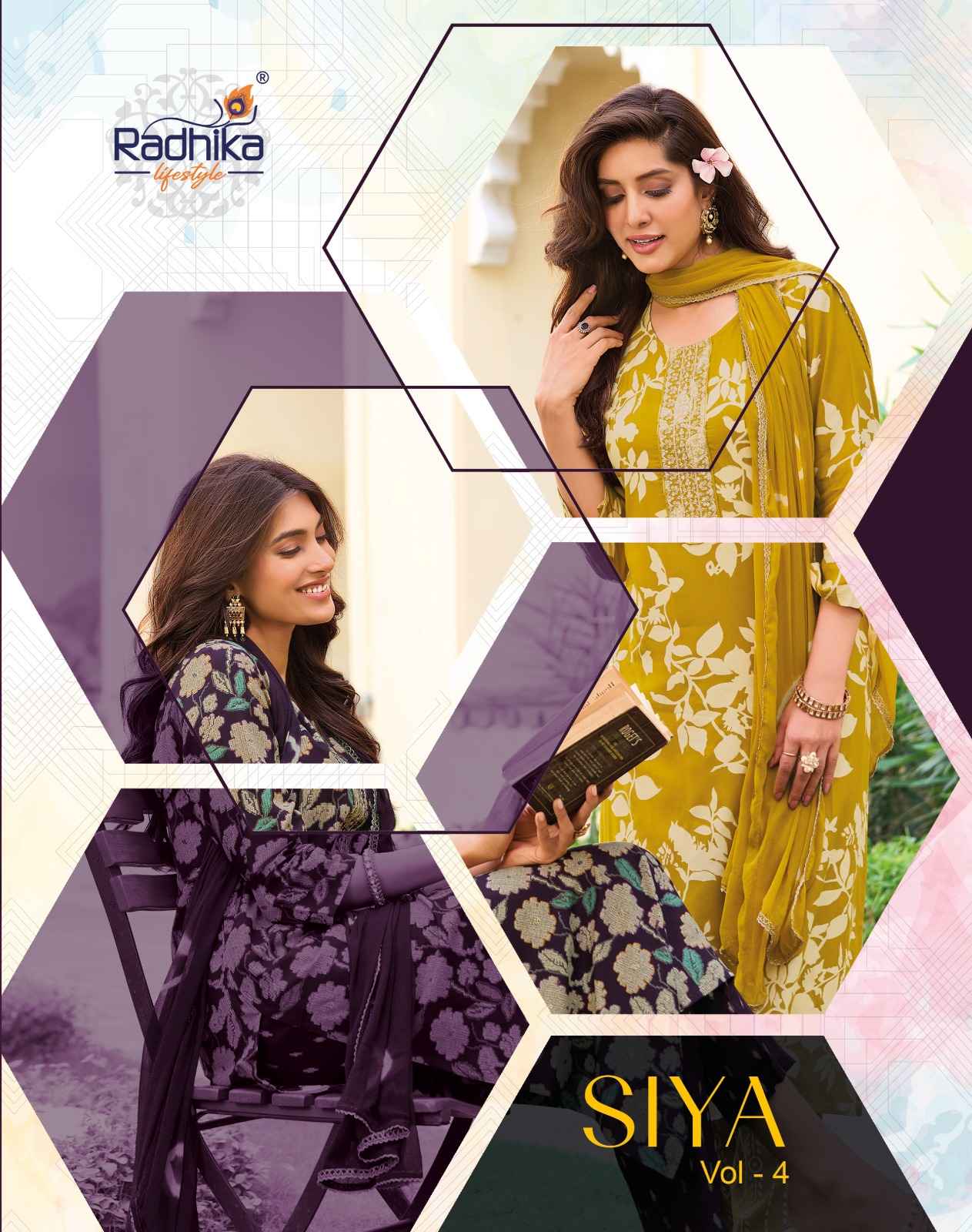 Radhika Lifestyle Siya Vol 4 Reyon Kurti Combo 8 pcs Catalogue