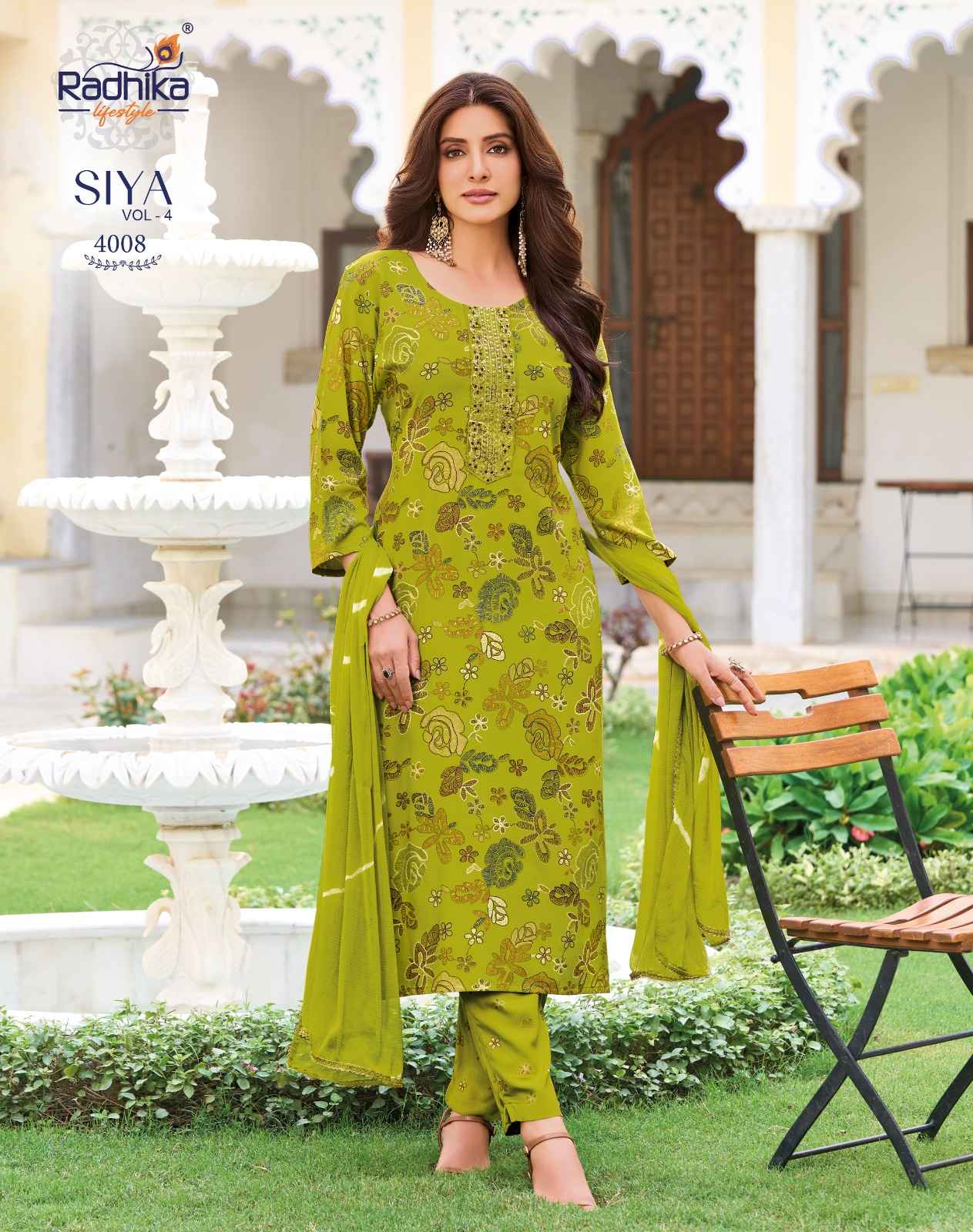 Radhika Lifestyle Siya Vol 4 Reyon Kurti Combo 8 pcs Catalogue
