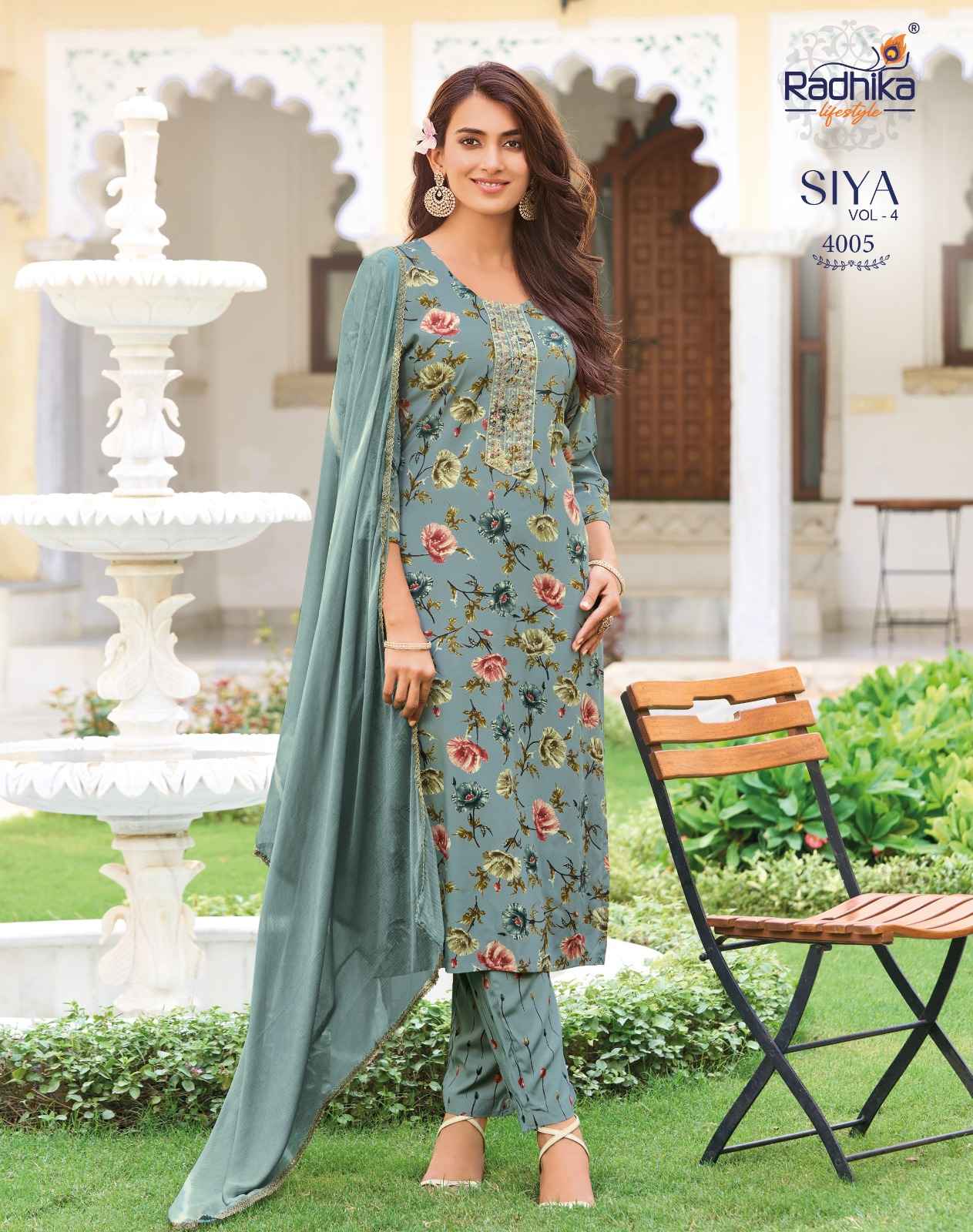 Radhika Lifestyle Siya Vol 4 Reyon Kurti Combo 8 pcs Catalogue