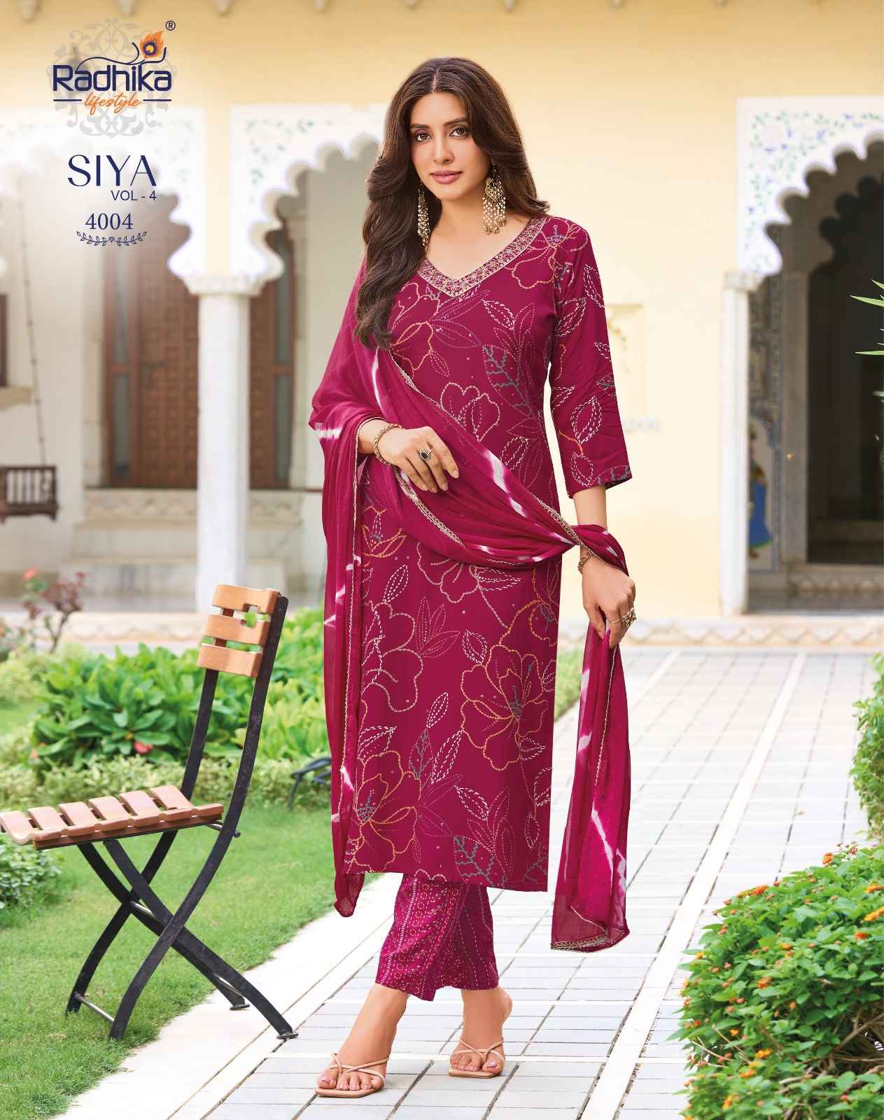 Radhika Lifestyle Siya Vol 4 Reyon Kurti Combo 8 pcs Catalogue