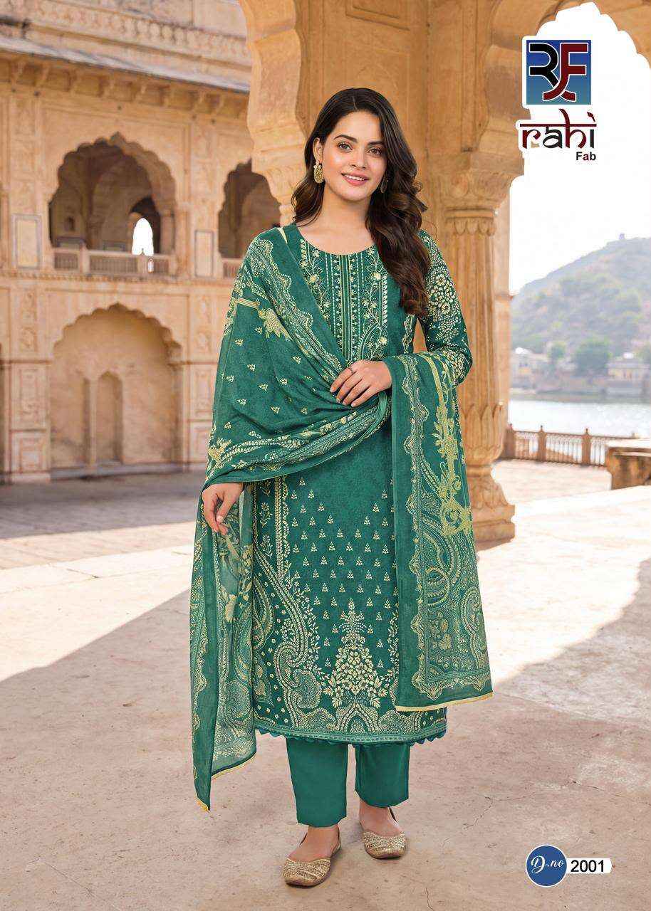 Rahi Fab Red Orchid Vol 2 Cotton Dress Material 8 pcs Catalogue