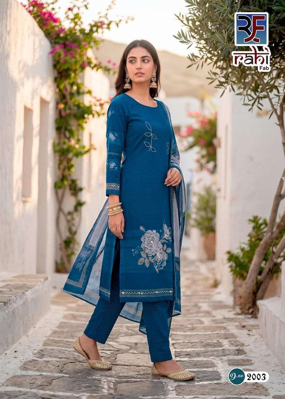 Rahi Fab Rising Gold Vol 2 Readymade Cotton Dress 8 pcs Catalogue