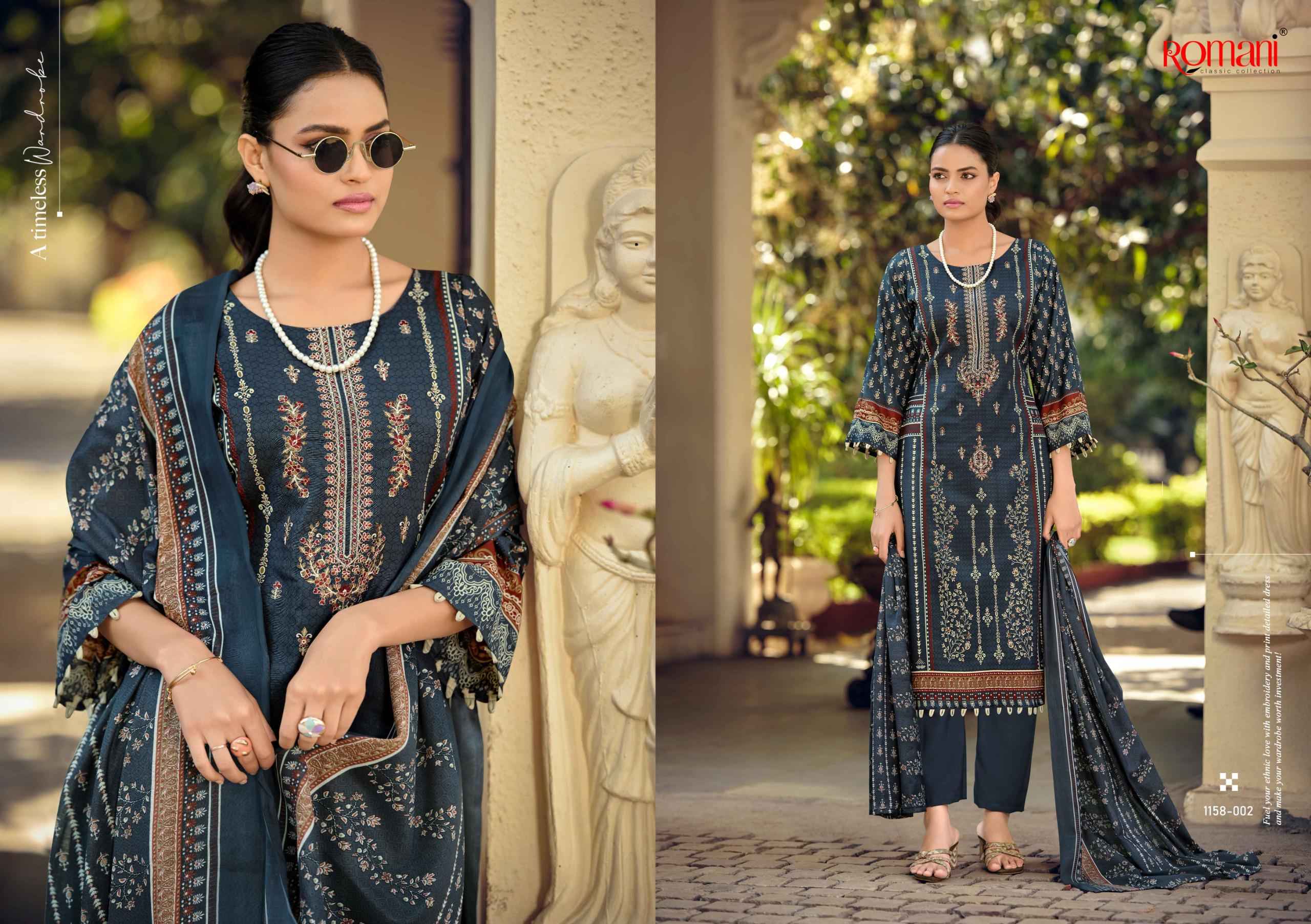 Romani Bin Kareem Vol 6 Cotton Dress Material 8 pcs Catalogue