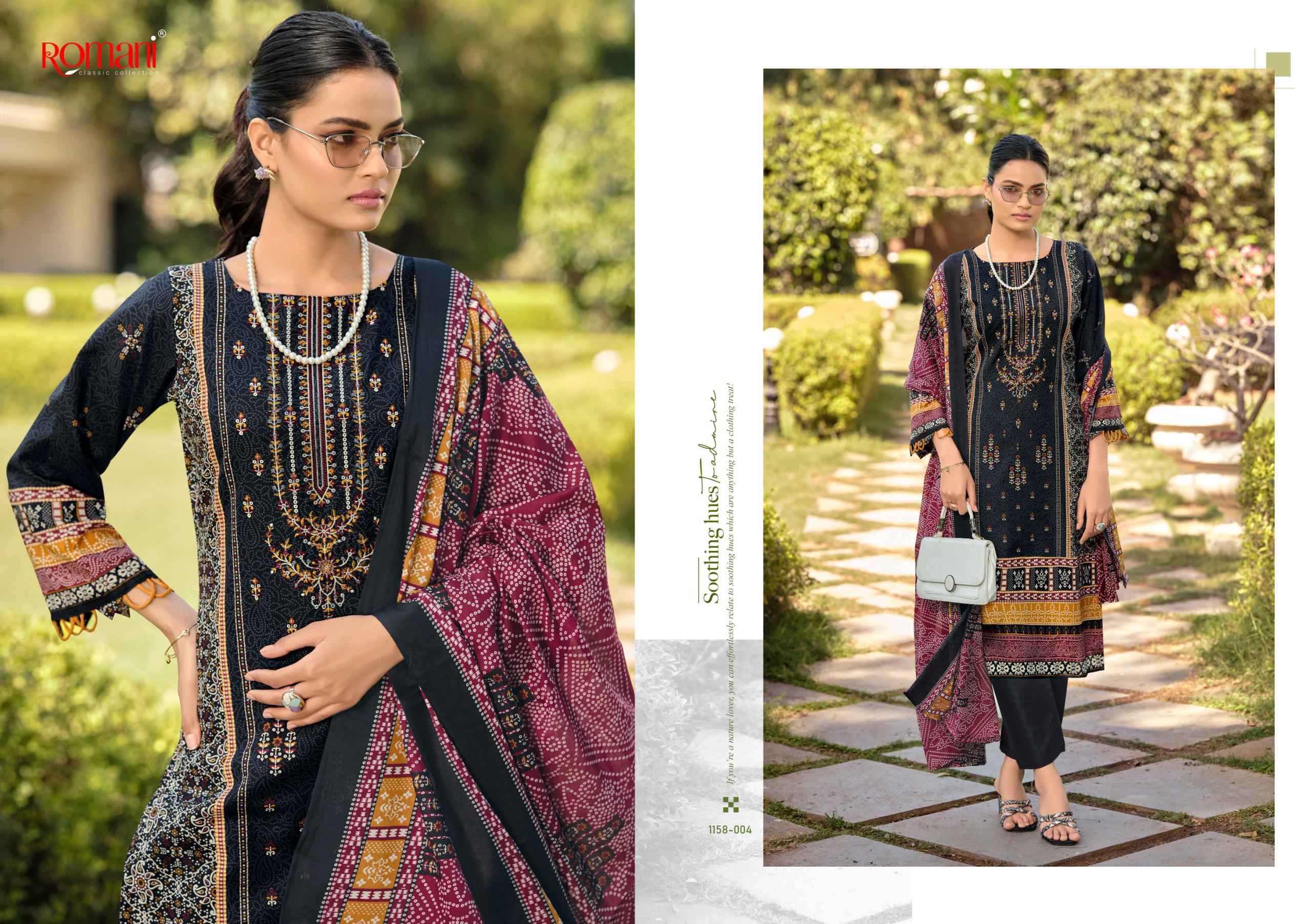 Romani Bin Kareem Vol 6 Cotton Dress Material 8 pcs Catalogue