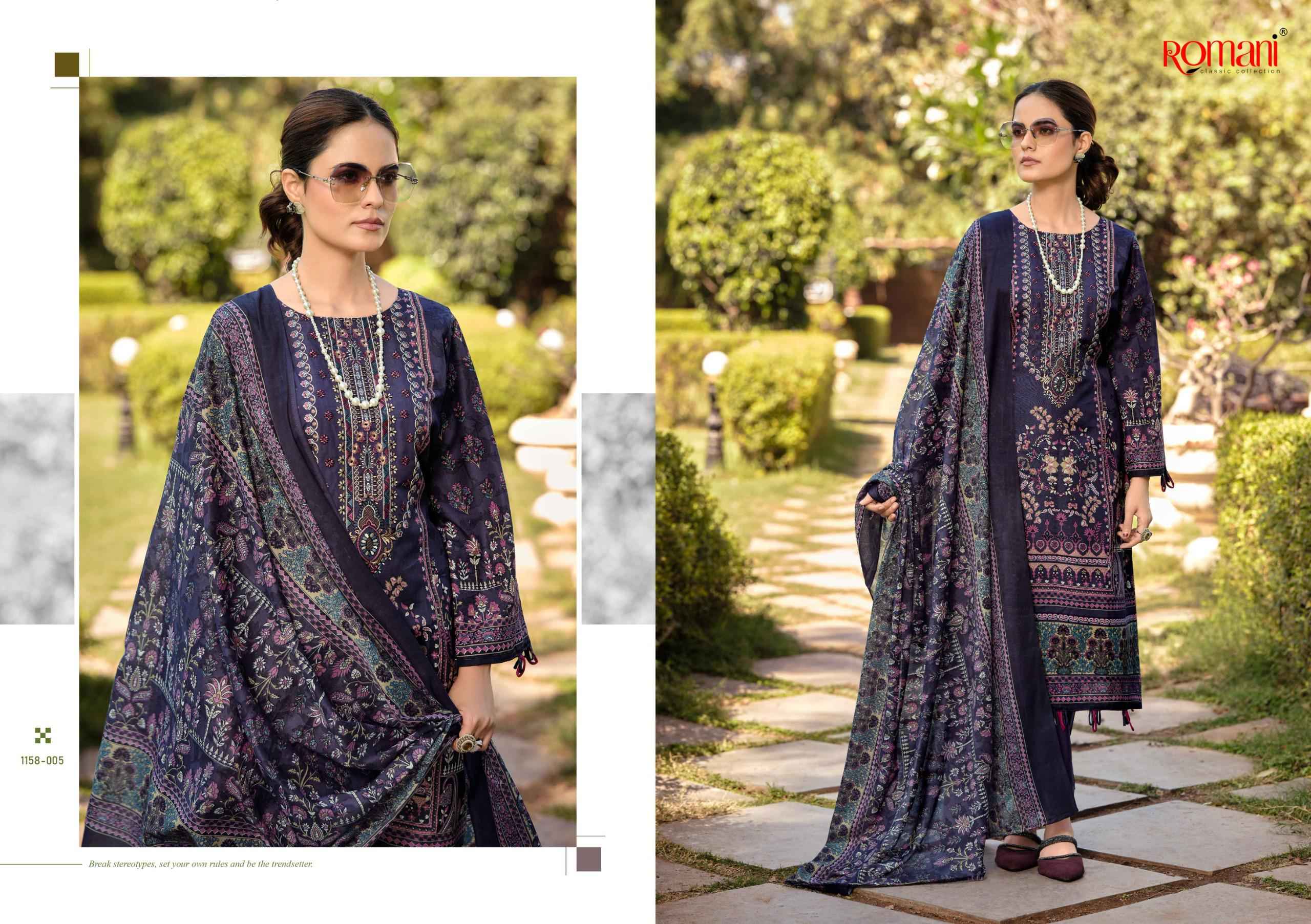 Romani Bin Kareem Vol 6 Cotton Dress Material 8 pcs Catalogue